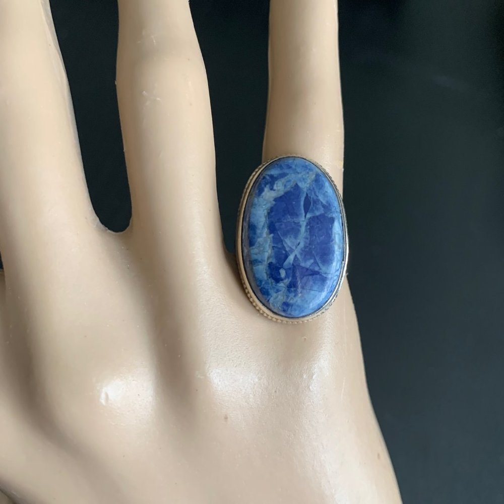 Sterling Sodalite Ring